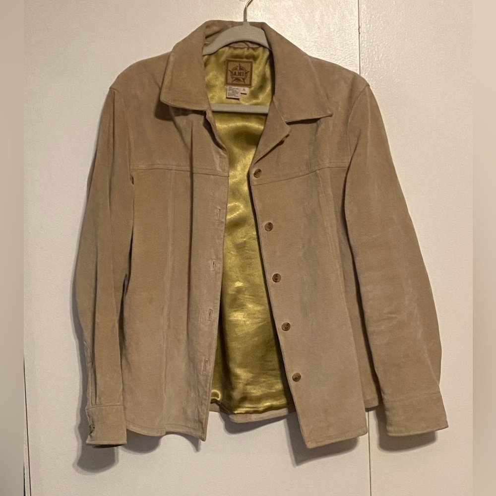 Vintage A.M.I. Women’s Leather Jacket, Large